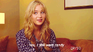 Jennifer Lawrence candy